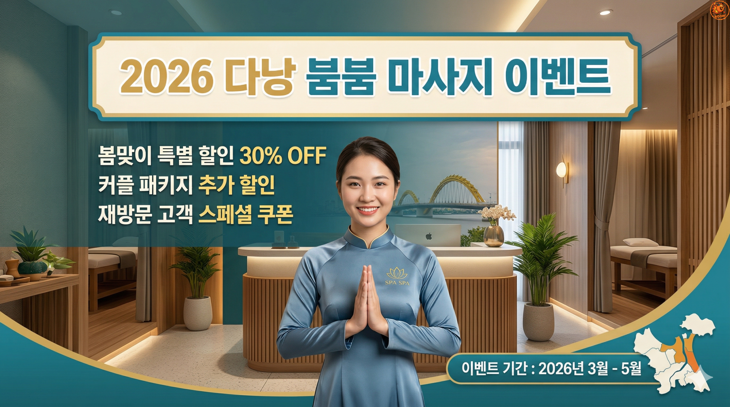 다낭 붐붐 마사지 2026 이벤트 할인 정보